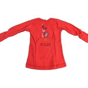 Disney Vintage Jackie Brander Minnie Mouse Shirt Baby size 6 to 12 Month Red Top